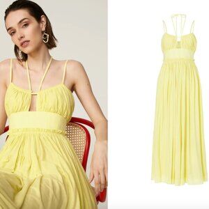 ULLA JOHNSON Freya Midi Cotton Dress Size 4